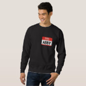 Abby Name Tag Sweatshirt (Vorne ganz)