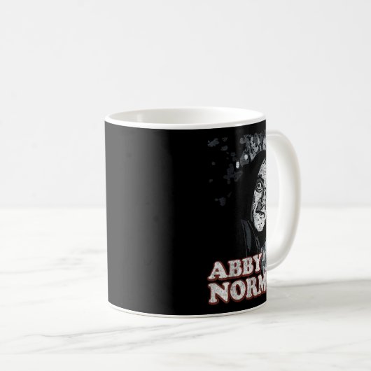 Abby Normal Brain Funny Halloween Kaffeetasse (VorderseiteRechts)