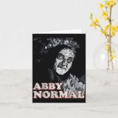 Abby Normal Brain Funny Halloween Karte (Gelbe Blume)