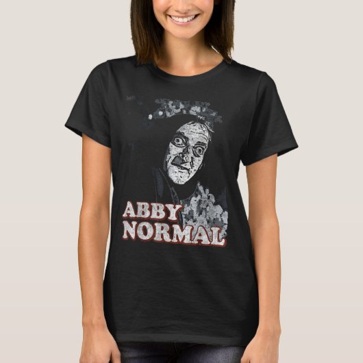 Abby Normal Brain Funny Halloween T-Shirt (Vorderseite)
