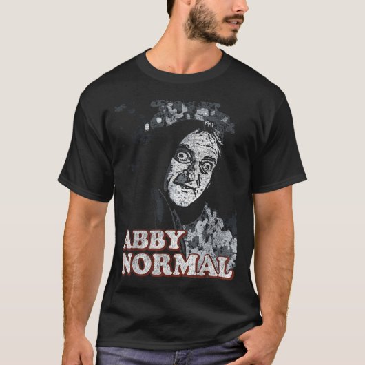 Abby Normal Brain Funny Halloween T-Shirt (Vorderseite)