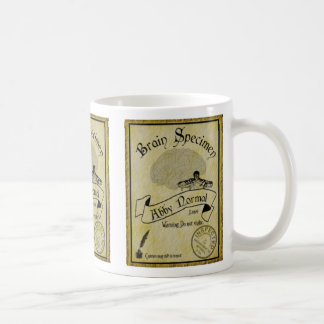Abby normales Gehirn-alter Aufkleber Kaffeetasse