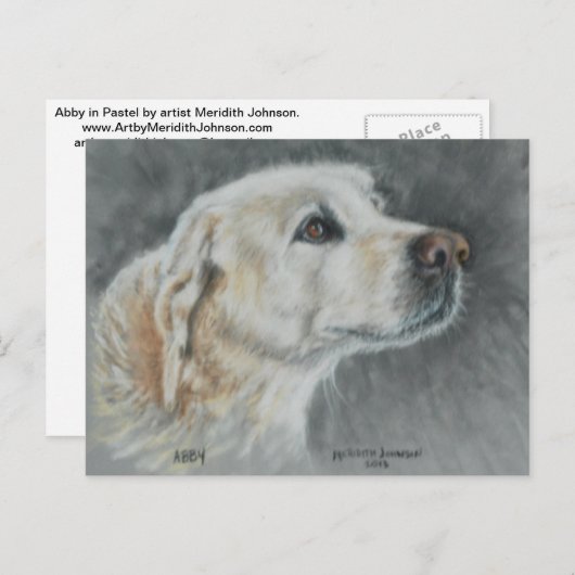 Abby Postkarte (Vorne/Hinten)