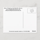 Abby Postkarte (Rückseite)