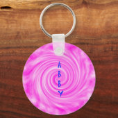 Abby Schlüsselanhänger Pink (Vorderseite)