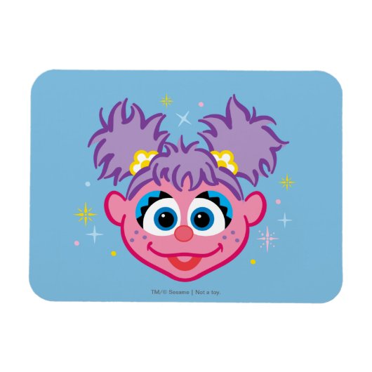 Abby Smiling Face Magnet (Horizontal)