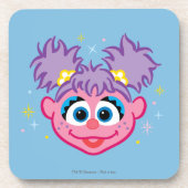 Abby Smiling Face Untersetzer (Vorderseite)