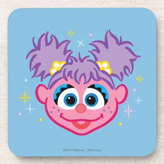 Abby Smiling Face Untersetzer (Vorderseite)