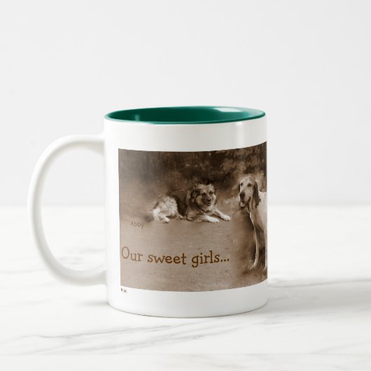 ABBY und ELLIE TASSE (Links)