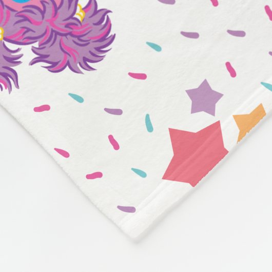 Abby und Elmo 2 Niedliches Muster Fleecedecke (Ecke)