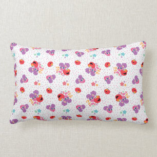 Abby und Elmo 2 Niedliches Muster Lendenkissen