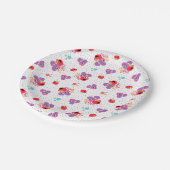 Abby und Elmo 2 Niedliches Muster Pappteller (Schrägansicht)