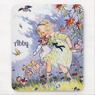 ABBY ~ Vintage Kunst ~ Johnny Gruelle ~ Fairies Mousepad