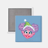 Abby Weihnachtsmannmütze Magnet (Vorderseite/Rückseite)