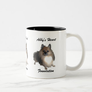 Abbys Herz-Grundlagen-Kaffee-Tasse Zweifarbige Tasse