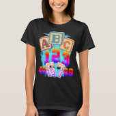 ABC 123 67 Teacher  T-Shirt (Vorderseite)