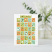 ABC Alaskan Wildlife Postkarte (Stehend Vorderseite)