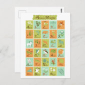 ABC Alaskan Wildlife Postkarte (Vorne/Hinten)