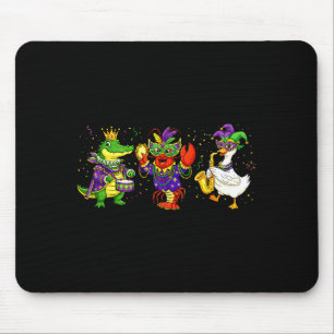 Abc Alligator Brauner Crawfish Louisiana Mardi Gra Mousepad