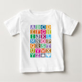 ABC Alphabet Baby T-shirt (Vorderseite)