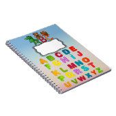 ABC-Alphabet-Buchstabe-Gewohnheits-Spirale Notizblock (Rechte Seite)