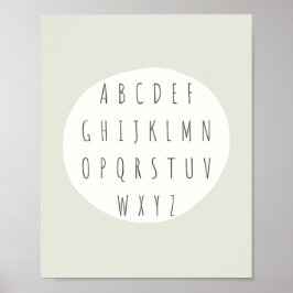 ABC-Alphabet-Buchstaben Poster & Prints