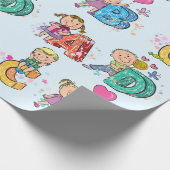 ABC Alphabet Children Geschenkpapier (Ecke)