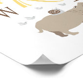 ABC Alphabet Kinderzimmer Print Poster (Ecke)