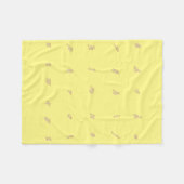 ABC Alphabet Lower Case Fleece Blankes (Vorderseite (Horizontal))