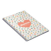 ABC Alphabet Name Personalisiert Notebook Notizblock (Rechte Seite)