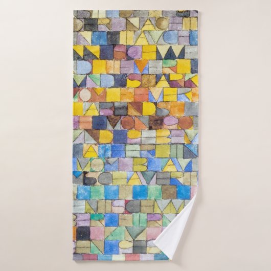 ABC (Alphabet), Paul Klee Badehandtuch (Badehandtuch)