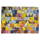 ABC (Alphabet), Paul Klee Große Geschenktasche Geschenktüte (Rückseite)