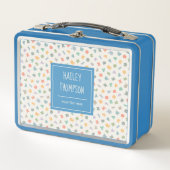 ABC Alphabet Personalisiert Name Metal Lunchbox (Vorderseite)