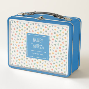 ABC Alphabet Personalisiert Name Metal Lunchbox
