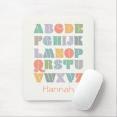 ABC Alphabet Personalisierter Name Mousepad (Mit Mouse)