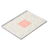 ABC Alphabet Personalisierter Name Notizblock (Linke Seite)