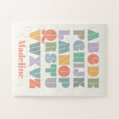 ABC Alphabet Personalisierter Name Puzzle (Horizontal)