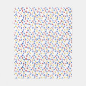 ABC Alphabet Red Yellow Blue Fleecedecke (Vorderseite)