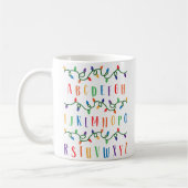 ABC Alphabet Weihnachten Weihnachten Kaffeetasse (Links)