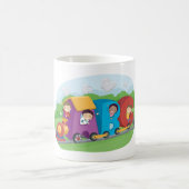 ABC Alphabet Zug mit Kindern Spaß Bildung Kaffeetasse (Mittel)