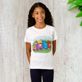 ABC Alphabet Zug mit Kindern Spaß Bildung T-Shirt