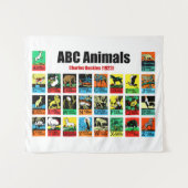 ABC Animals , Charles Buckles (1923) Wandteppich (Vorderseite (Horizontal))