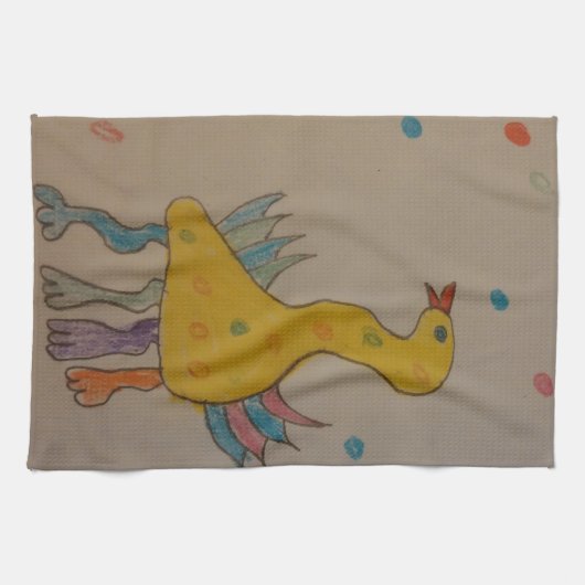 #ABC Art by Children, Osterherde Geschirrtuch (Horizontal)