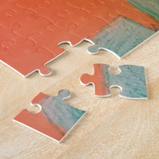 #ABC Art by Children, Pink Orange Pig Puzzle (Seite)