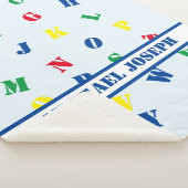 ABC Baby Boy Sherpa Blanket Sherpadecke (3/4)