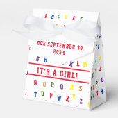 ABC Baby Dusche Geschenkschachtel (Vorderseite)