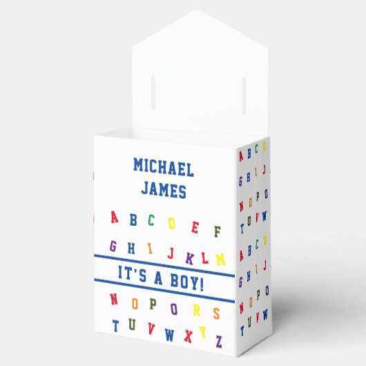 ABC Baby Dusche Geschenkschachtel (Geöffnet)