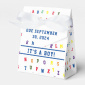 ABC Baby Dusche Geschenkschachtel (Vorderseite)