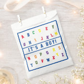 ABC Baby Dusche Geschenktütchen (Ausgeschnitten)