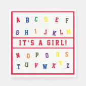 ABC Baby Showpaper Napkin Serviette (Vorderseite)